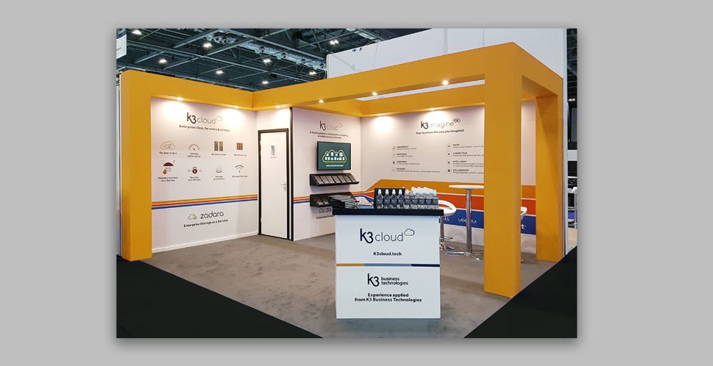 K3|Cloud ≪Br≫Launch Event 4 B2b exhibition stand design - k3|cloud <br>launch event