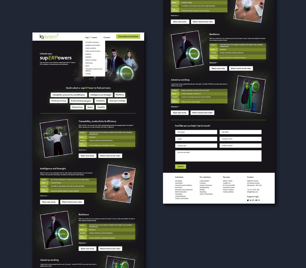 K3 Syspro≪Br≫Superpowers 12 B2b integrated marketing campaign - k3 syspro<br>superpowers