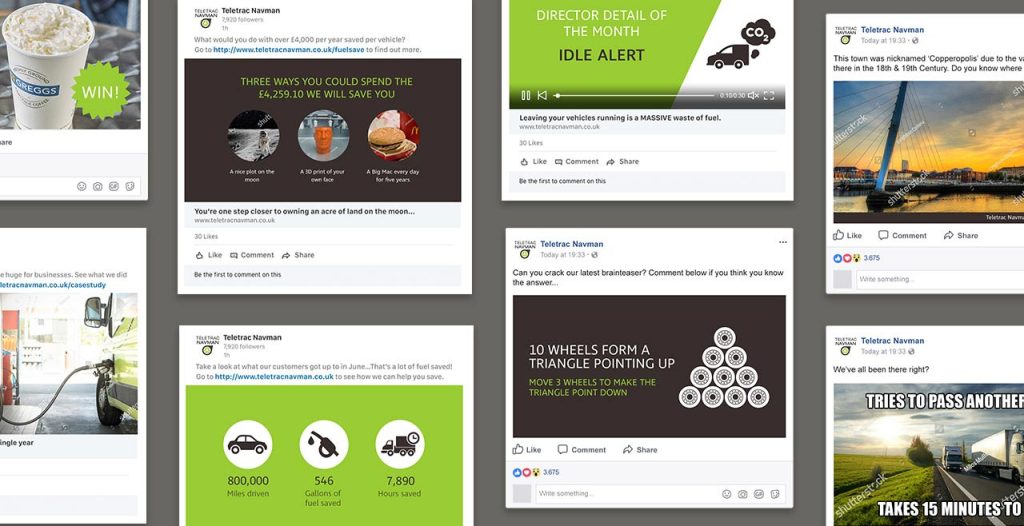 Teletrac Navman ≪Br≫Socials 6 B2b social media ideas