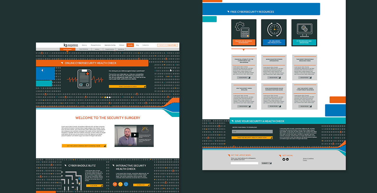Tech b2b campaign - k3 <br>security surgery