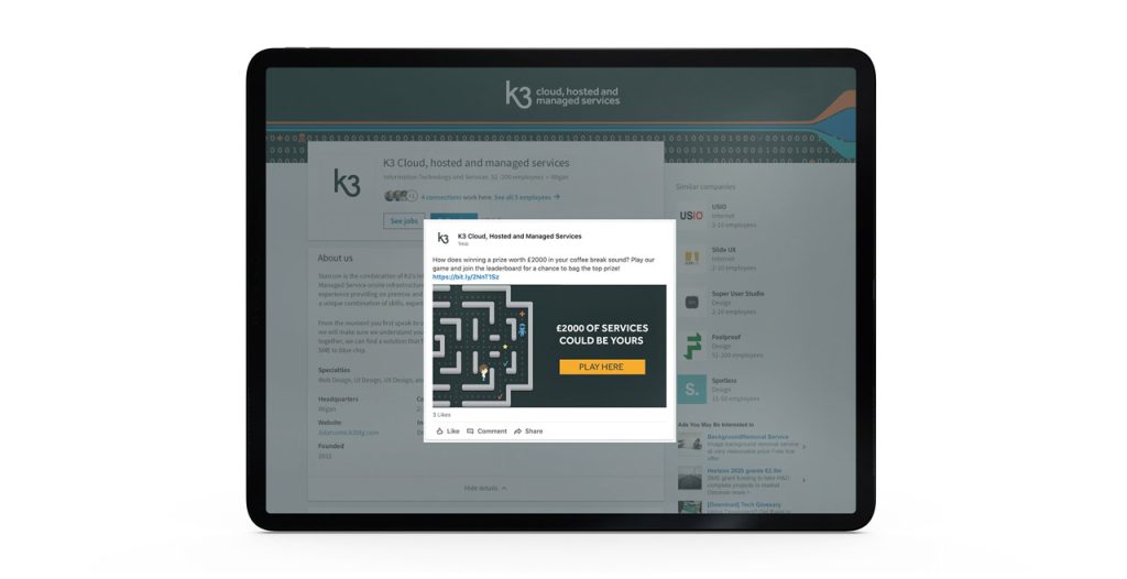 Tech b2b campaign - k3 <br>security surgery