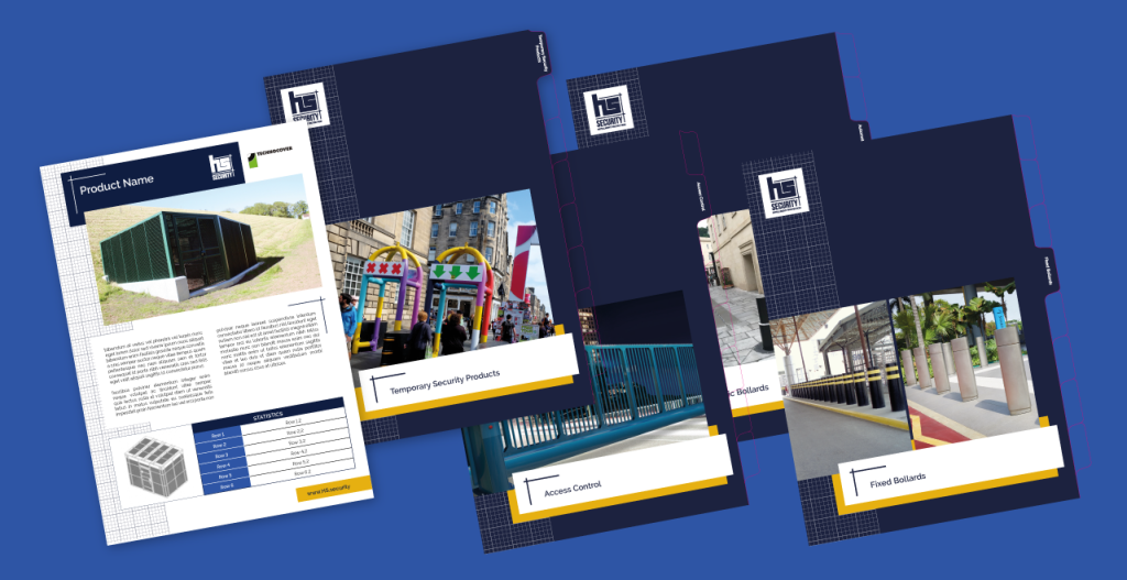 Hs Security ≪Br≫Brand And Website Development 16 B2b manufacturer branding