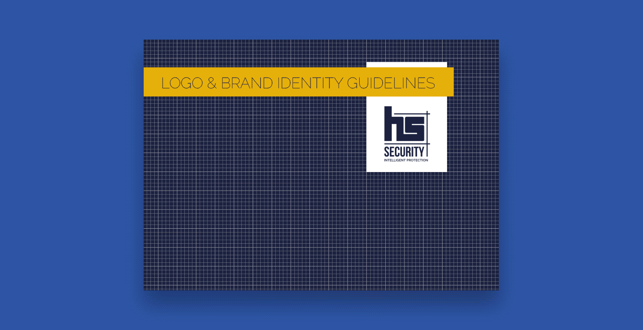 Hs Security ≪Br≫Brand And Website Development 8 Hs security brand guidelines