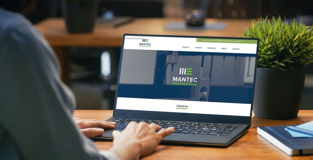 Mantec engineering - manufacturing website
