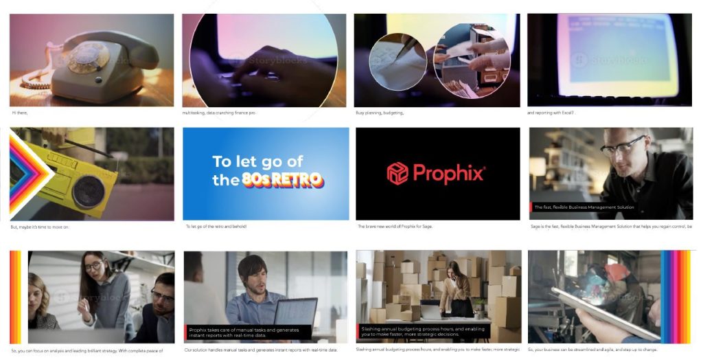 Prophix ≪Br≫Let Go Of The Retro Campaign 6 Prophix- storyboard