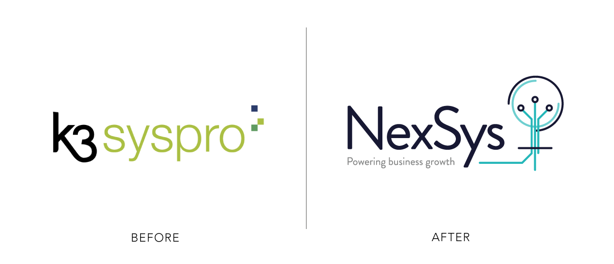 Nexsys ≪Br≫Branding 6 Nexsys- before & after